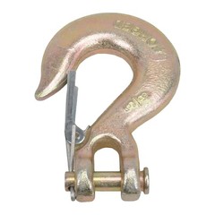 4PCS 3/8″ Grade 70 Heavy Duty Forged Steel Clevis Slip Hook With Safety Latch