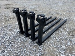 Set of 4 48″ Long Brick Block Masonry Fork Blade, Class II, 2″ x 2″, 3,800 Pound