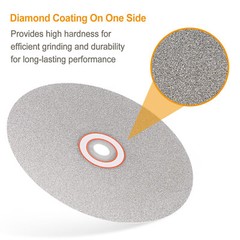 Diamond Flat Lap Disc Set 4×5/8Inch Arbor 600/1200/2000/3000 Grit Grinding Wheel