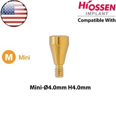 US Dental Healing Abutment Cover Screw Mini Hex Fit Oss Hiossen Implant Platform