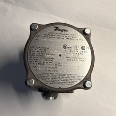 Pressure switch, Dwyer 1950G-0-B-24, Explosion-Proof , range 0.7-0.15″ w.c.