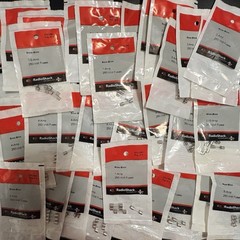 Huge NOS Vintage RadioShack Fast-Acting Mixed Amps Glass Fuse Lot 34-Packs 136pc