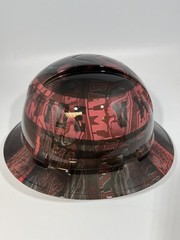 New Full Brim Hard Hat Custom Hydro Dipped ALABAMA CRIMSON TIDE BAMA ABSTRACT
