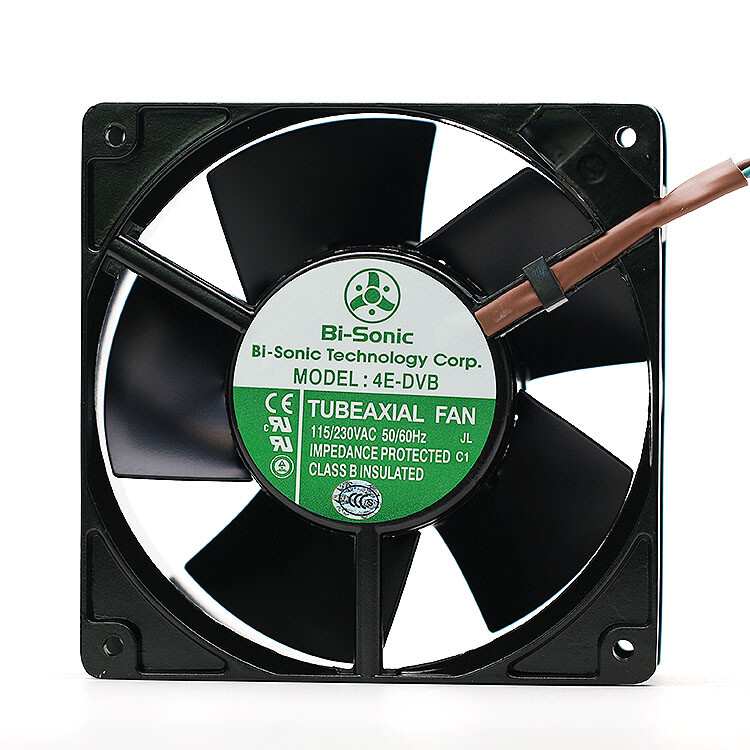 1PCS Bi-Sonic 4E-DVB 115V / 230V all metal high temperature AC cooling fan 12038