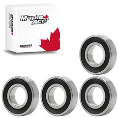 6203-2RS Ball Bearing 17x40x12mm 6203 2RS Rubber Sealed Supreme (PCs 4)