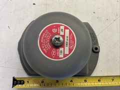 ALARM BELL ROUND 4-1/4. DIA 120 VOLTS AC MADE BY JENKINS