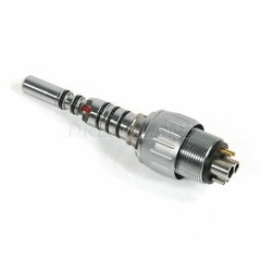 Dental 6 Hole Quick Coupler Swivel LED Bulb fit Fiber Optic Handpiece YB/YD