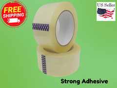 2 Rolls Clear Sealing Tapes 2 mil 2″ x 220 Yard
