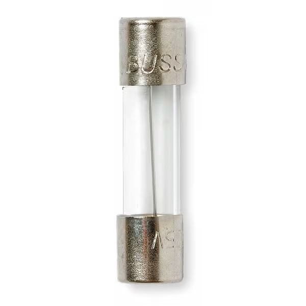 Glass Fuse, 1.50A, 100A at 250V AC, 10kA at 125V AC, 5 PK GMC-1.5-R