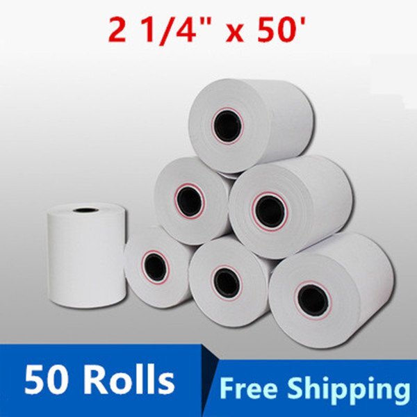50 Rolls Case 2 1/4″ x 50′ Thermal Credit Card & Cash Register POS Receipt Paper