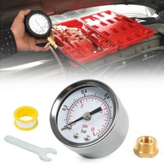 1/8INCH NPT Pressure Gauge 0-15 PSI w/3/8IN Back Mount 1.5IN Face Diameter