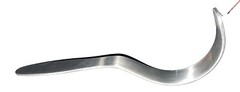 DEAVER Retractor, 1 Inch wide Blade, 8″, Flat Grip