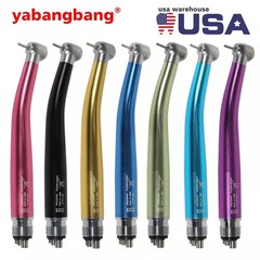 USA Push Button Dental High Speed Handpiece Single water spray Air Turbine 2/4H