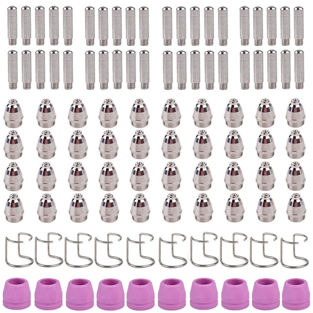 AG60HF-100, 100 Pcs Pilot Arc Plasma Cutter Consumables CUT-50HF & CUT-60HF