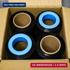 Lifetime Supplies 4 Rolls x 18 Inch x 1500 FT x 80 Gauge [Upgraded] Black Premiu