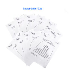 Dental Orthodontic TMA Beta Ti-Mo Arch Wires Round Rectangular Arch Ovoid Form