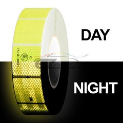 3M Diamond Grade Neon Yellow Conspicuity Tape 2″ x 2″ CE Approved Reflective