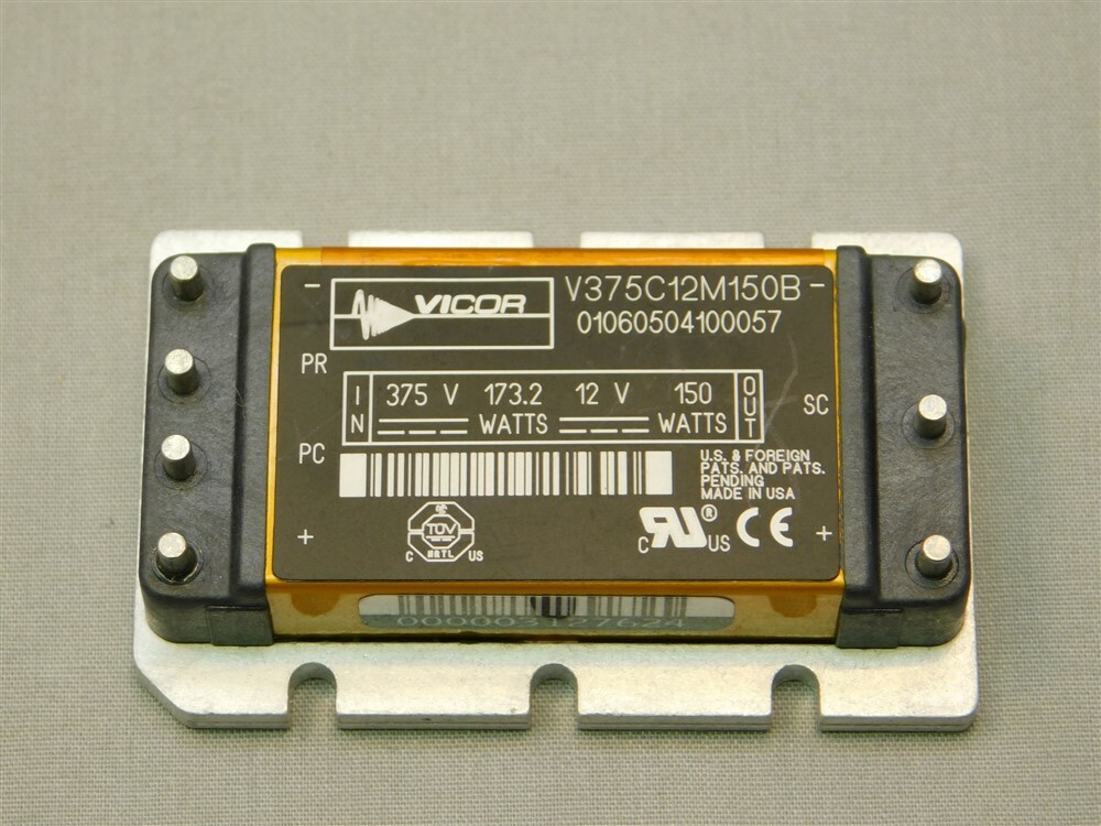 Vicor V375C12M150B 375V 173.2W In, 12V 150W Out Micro DC/DC Converter