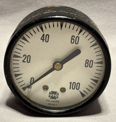 Vintage 2 ” US Gauge Pressure 0-100 PSI Model 12108-1 USG