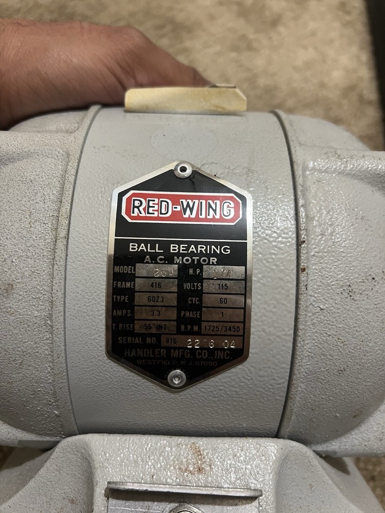 RED-WING BALL BEARING A.C. MOTOR MODEL 26A 1/4HP