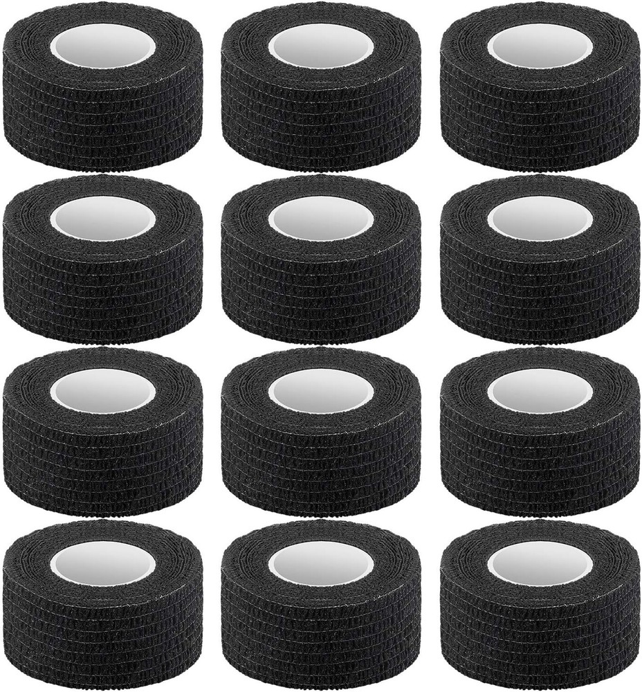 Pangda 12 Pack Self Adhesive Bandage Wrap, 1 Inch x 5 1 (Pack of 12)