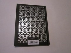 Blank Book Journal Black with Silver Embossed Design Barnes & Noble NEW UNUSED