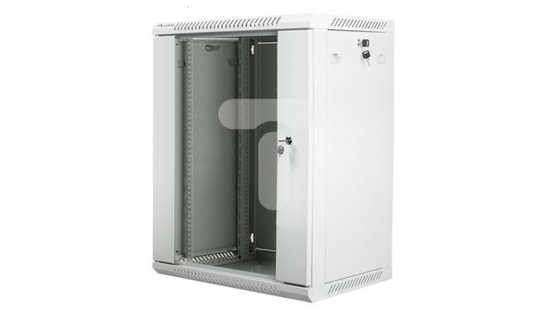 Szafka serwerowa wisząca 19” 15U 600×450 szara LANBERG /do zmontowani