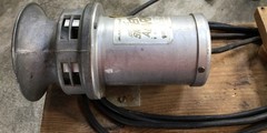 Archer 120 VAC SIREN ALARM No. 278-497 with Foot Pedal – Mounted on Wood – Works