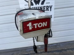 COFFING 1 Ton Electric Chain Hoist 15′ Lift 8 FPM 3PH
