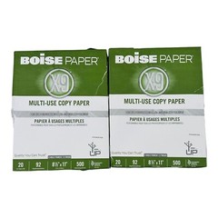 2 Reams Boise 3 Hole Punch Copy Paper 8.5″ x 11″ Multi-Use 20lb 500 Sheets