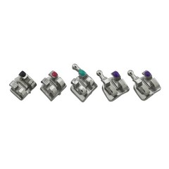 10 Kits MIM MINI Orthodontic Brackets Dental Metal MBT Roth 022 345 Hooks 5-5 OC