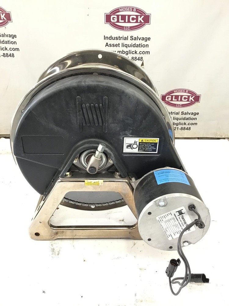 Hannay Reels P56AN238 12V DC Hydraulic Hose Reel w/Electric Rewind 634403
