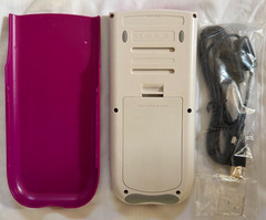 Texas Instruments TI-84 Plus Graphing Calculator Pink Silver Edition data cable