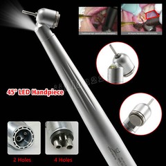 Yabangbang Dental 45 Degree Surgical High Speed Handpiece Push Button (LED) 2 4H