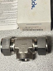 NEW Swagelok SS-1610-3-12TTF Female Branch Tee 1″ Tube X 1″ Tube OD X 3/4″ FNPT