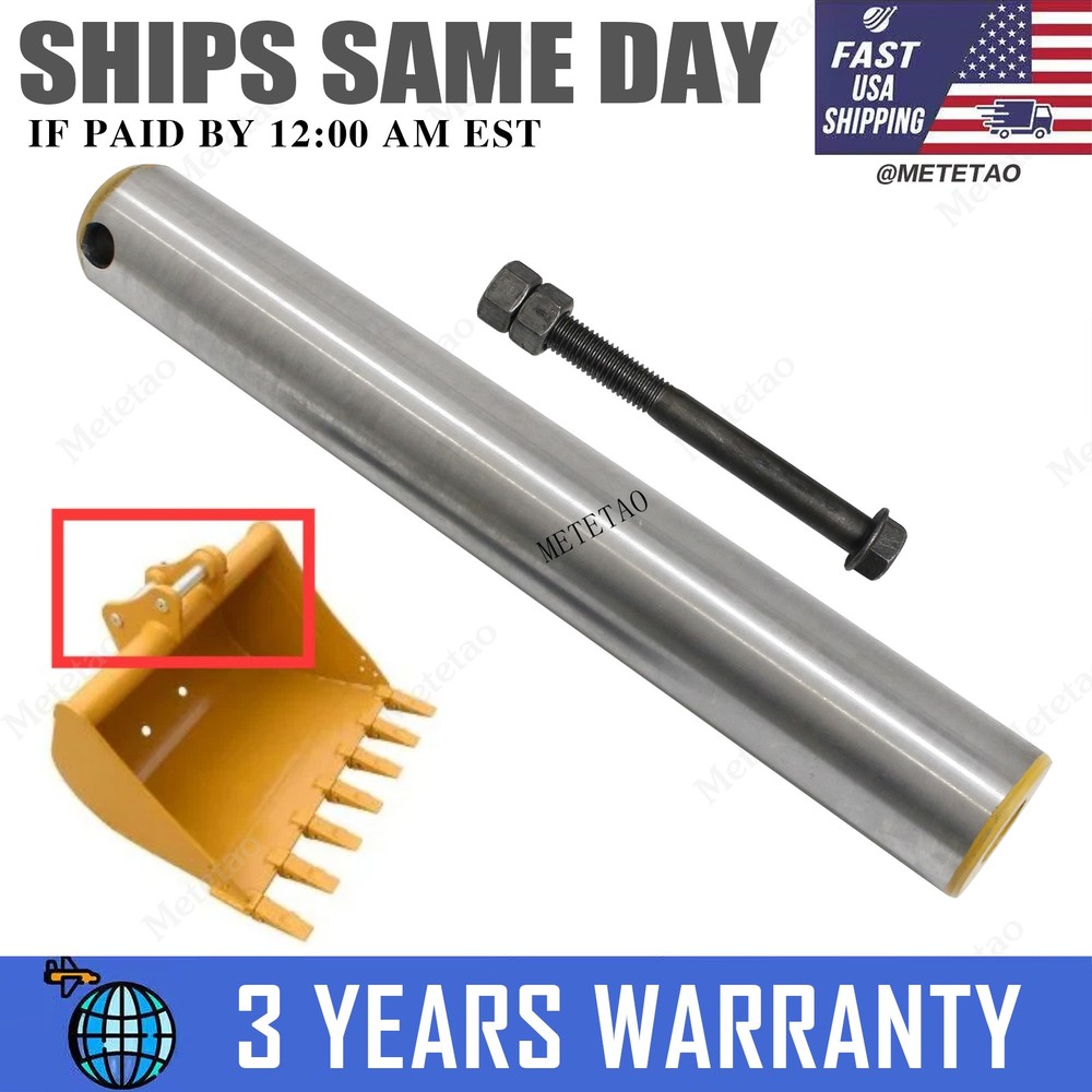 New 45mm x 330mm Excavator Universal Bucket Pin 13” For CAT Deere Komatsu
