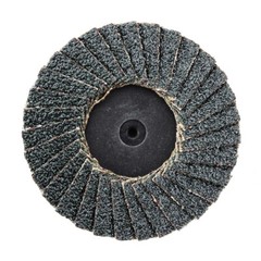 50 Pack – 2″ Mini Flap Discs 60 Grit Quick Change Sanding Roloc Style Type R