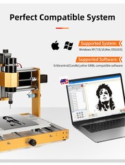 CNC 3018PLUS 500W Router Milling Drill Carving Machine Kit For PCB Wood DIY