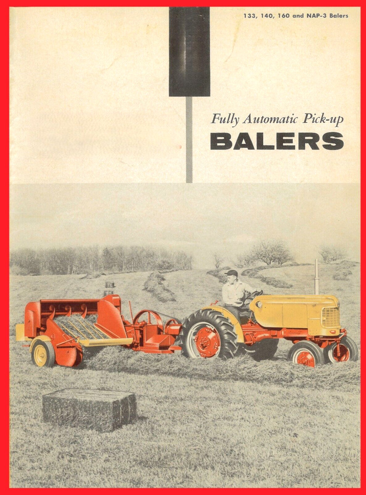 J.I. Case 133 140 160 & NAP-3 Small Square PTO Balers Brochure