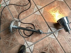 Hanson Brass Inc. Freestanding Single Bulb Heat Lamp Model SL3A Luxury Lamp #5