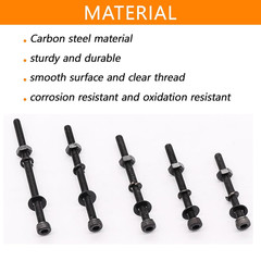 461 Pieces M3 X 30Mm /35Mm /40Mm /45Mm /50Mm Socket Head Screws M3 Long Screws M