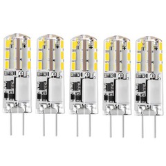 I-SHUNFA G4 LED Bulb T3 JC Bi-Pin Base, 12V AC/DC, 1.24W, 93LM, 6000K Cool Wh…