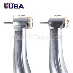 Dental LED Fiber Optic Mini/Standard Head 1:5 Increasing Handpiece Contra Angle