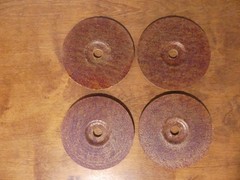 Lot of 4 Dresser Bayflex FP 7″ x 1/4″ x 7/8″ A24J16FA2 Grinding Wheel