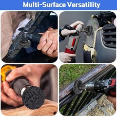 10 Pcs 2″ Black Diamond Sanding Discs Set Quick Change for Rust Paint Removal