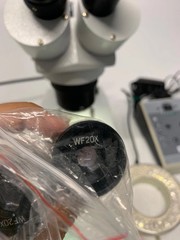 OMAX Zoom Stereo 10x 20x Microscope with Extra LED Ring Light