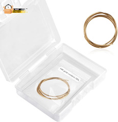 14K Gold Solder Wire for Jewelry Making, 6.3 Inch Long Easy Solder Gold Welding
