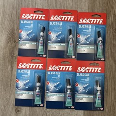 Loctite Glass Super Glue 6 Pak Clear Dishwasher Safe Metal Stained Tinted 233841
