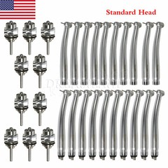 10 Packs NSK Pana Max Style Dental High Speed Turbine Handpiece Push Button 2/4H