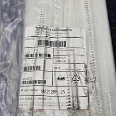 (100 PIECES) Essentra Components MGS-2-01 Grommet Strips,Nylon 6/6,Natural Color